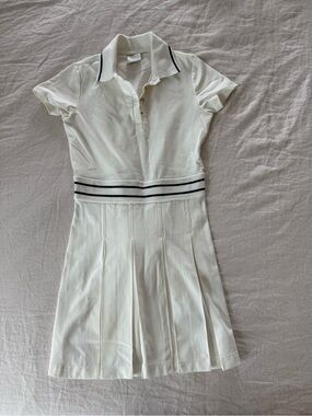 Varley White Polo Tennis Dress